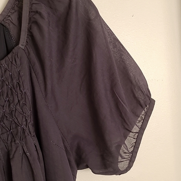 EMROIDERED BLUE BLOUSE - Picture 3 of 7